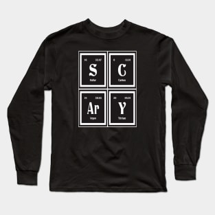 Scary Periodic Table Long Sleeve T-Shirt